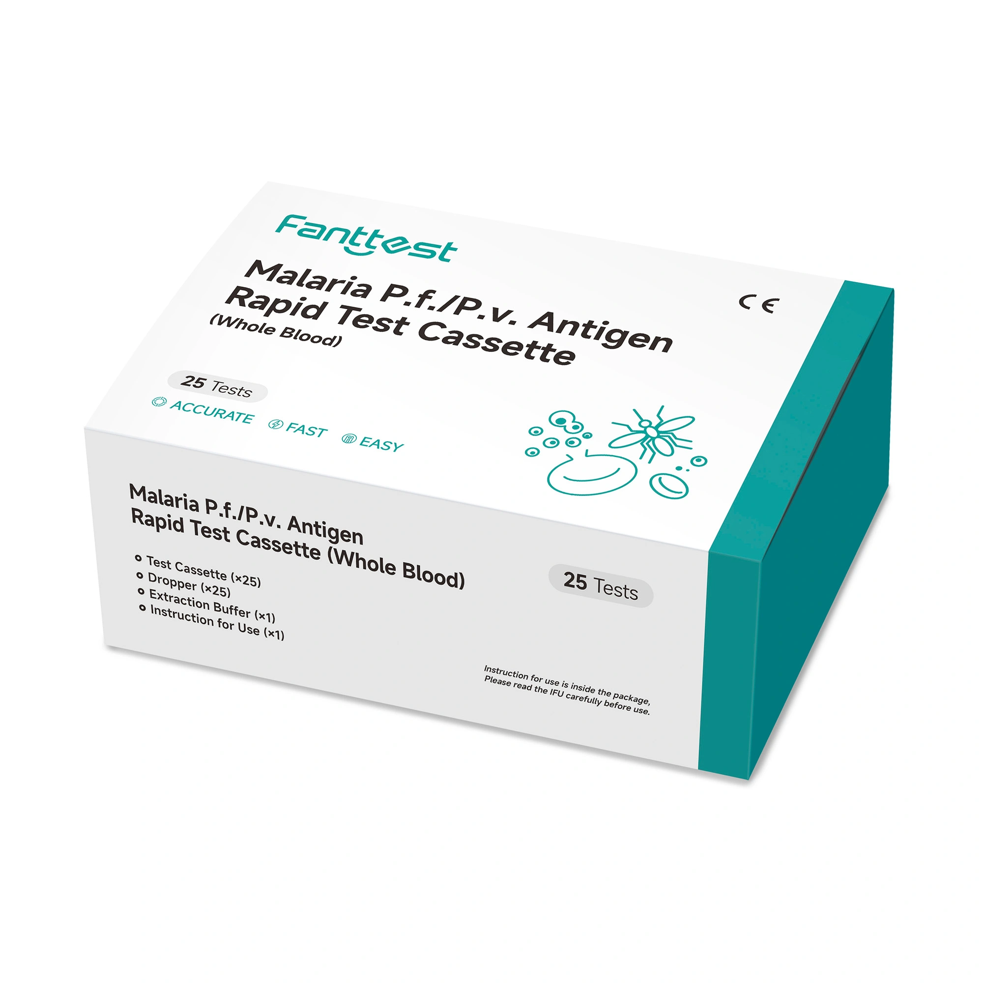 Malaria P.f./P.v. Antigen Rapid Test Cassette (Whole Blood)