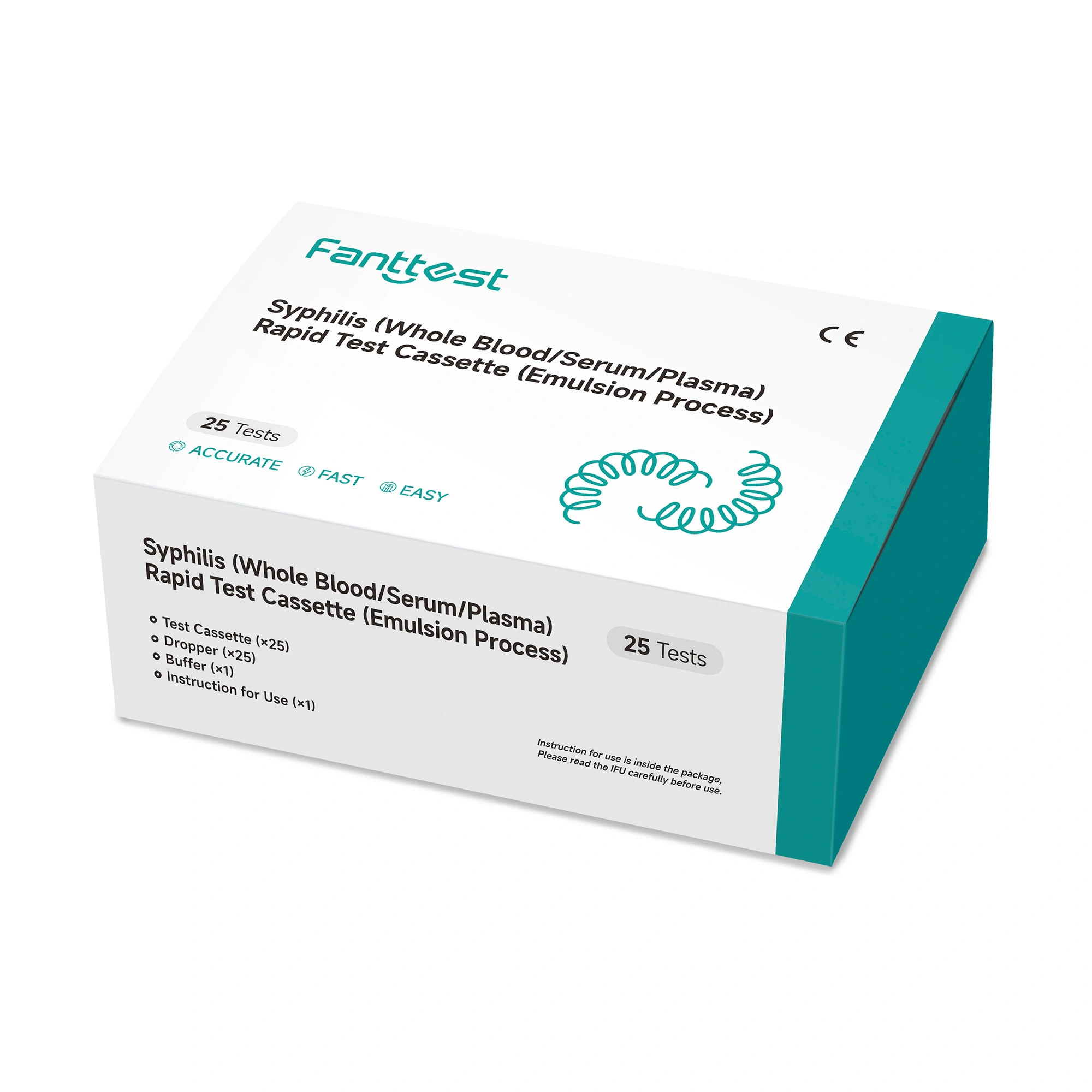 Syphilis (Whole Blood/Serum/Plasma) Rapid Test Cassette (Emulsion Process)